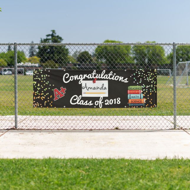 Personalized Graduation Banner-Large Banner (Insitu)