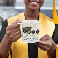 Personalized Graduation Black & Gold 20XX