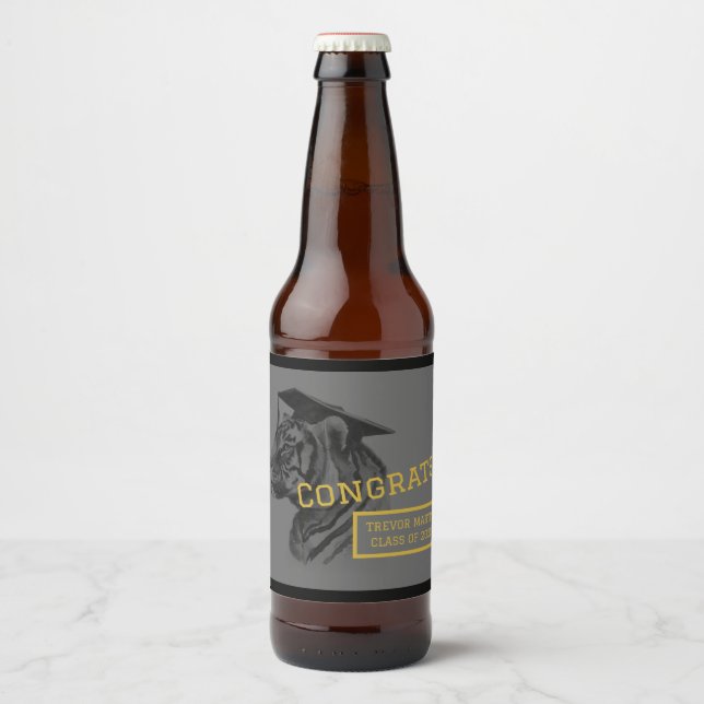 Personalized Graduation Bottle Labels (Front)