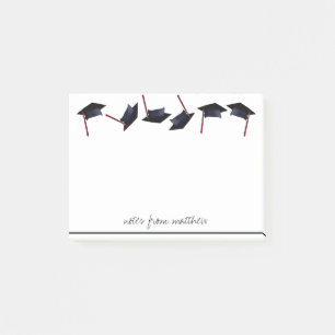Personalized Graduation Caps Gone Wild White Post-it Notes