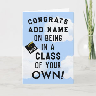 Personalized Graduation Card