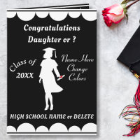 Personalized Graduation Cards for Daughter or