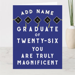 Personalized Graduation Class of 2025 Card
