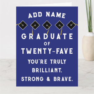 Personalized Graduation Class of 2025 Card