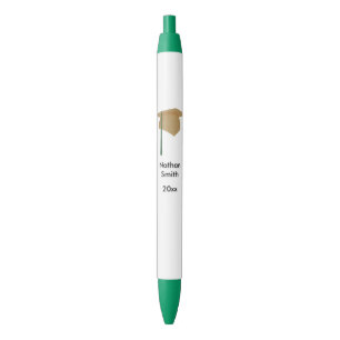 Personalized Graduation Class of Pens Gold Green