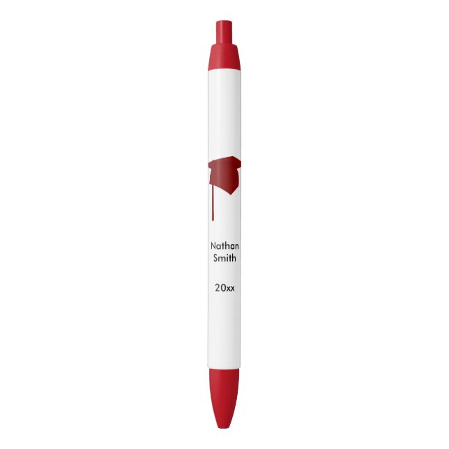 Personalized Graduation Class of Pens Red (Front Vertical)