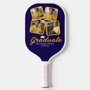 Personalized Graduation Class Of Photo and Text Pickleball Paddle