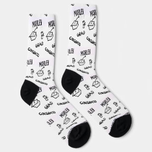 Personalized Graduation Crew Socks