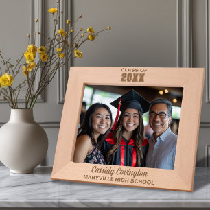 Personalized Graduation Custom Name, School, Year Etched Frames