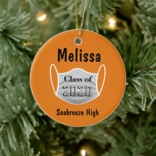 Personalized Graduation During A Pandemic 2020 Ceramic Ornament
