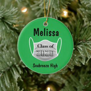Personalized Graduation During A Pandemic 2020 Ceramic Ornament