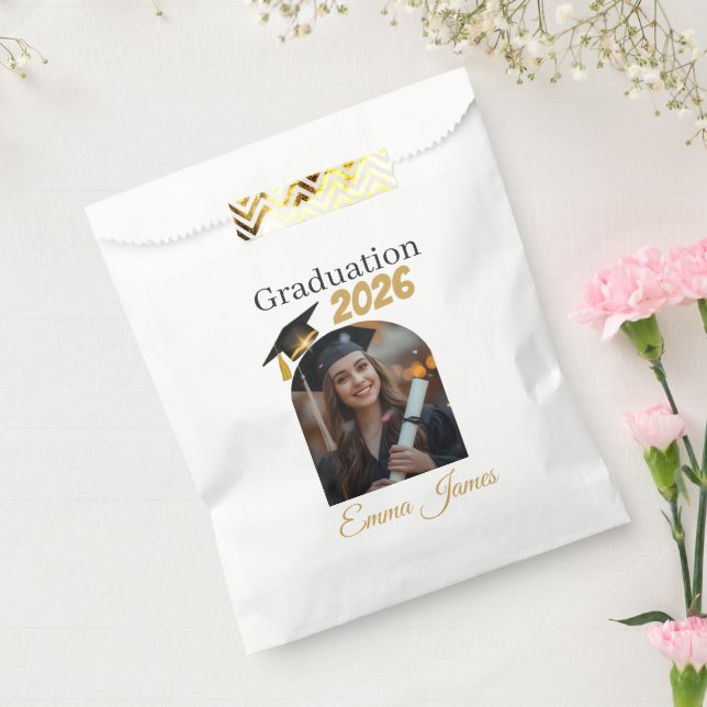 Personalized Graduation Favor Bags Class of 2026 (Sealed)