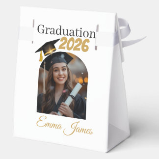 Personalized Graduation Favor Bags Class of 2026 Box