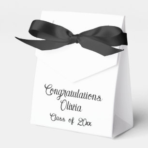 Personalized Graduation Favor Boxes
