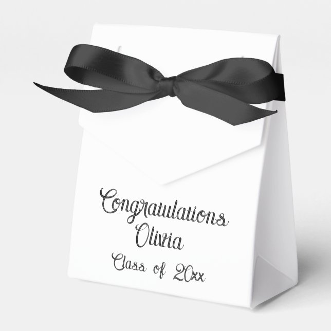 Personalized Graduation Favour Boxes (Front Side)