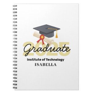 Personalized Graduation Gift - Class of 2025 Notebook