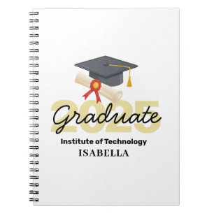 Personalized Graduation Gift - Class of 2025 Notebook