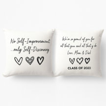 Personalized Graduation Gift Throw Pillow 
