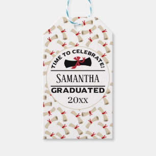 Personalized Graduation Gift   Time To Celebrate Gift Tags