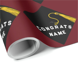 Personalized Graduation Gift Wrapping Paper