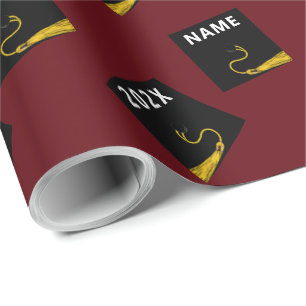 Personalized Graduation Gift Wrapping Paper