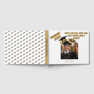 Personalized Graduation Guestbook & Wishes Book 