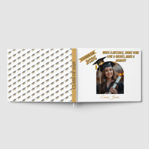 Personalized Graduation Guestbook & Wishes Book