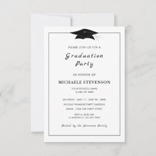 personalized Graduation Invitation Your Colours