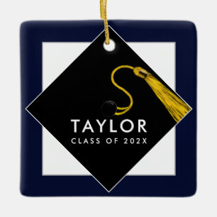 Personalized Graduation Keepsake Ceramic Ornament