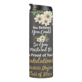 Personalized Graduation Keepsake Thermal Tumbler