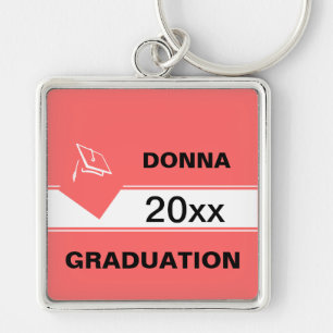 Personalized Graduation Keepsakes Keychain