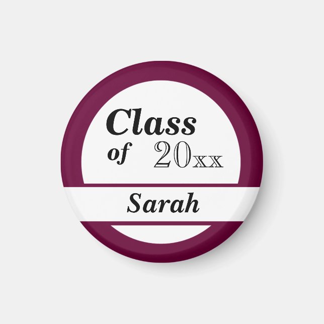 Personalized Graduation Magnets (Front)