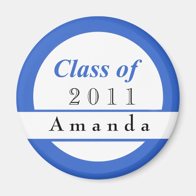 Personalized Graduation Magnets (Front)