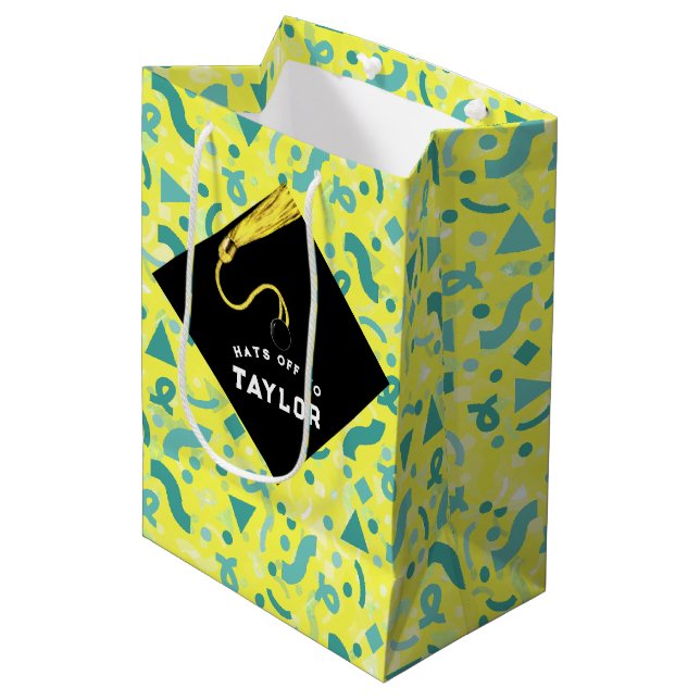 Personalized Graduation Medium Gift Bag (Front Angled)