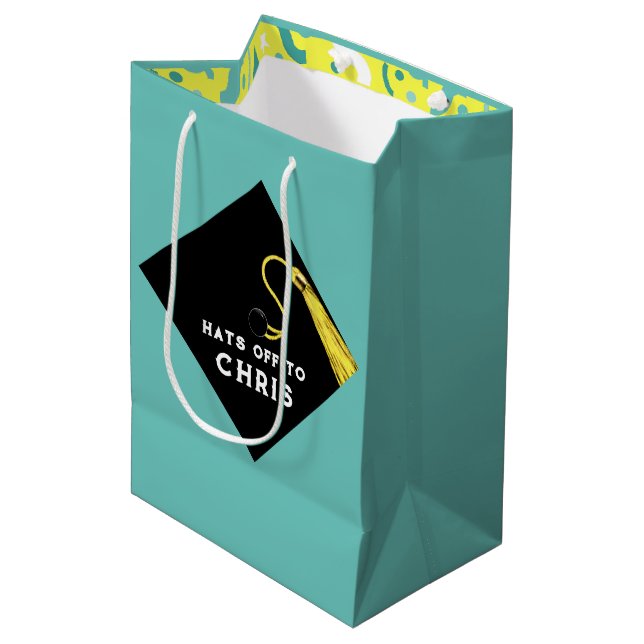 Personalized Graduation Medium Gift Bag (Front Angled)