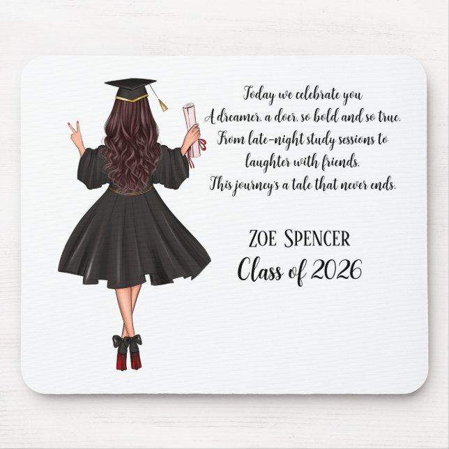 Personalized Graduation Mousepad (Front)