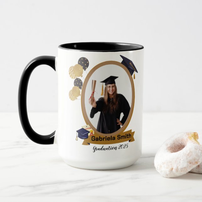 personalized graduation mug (With Donut)