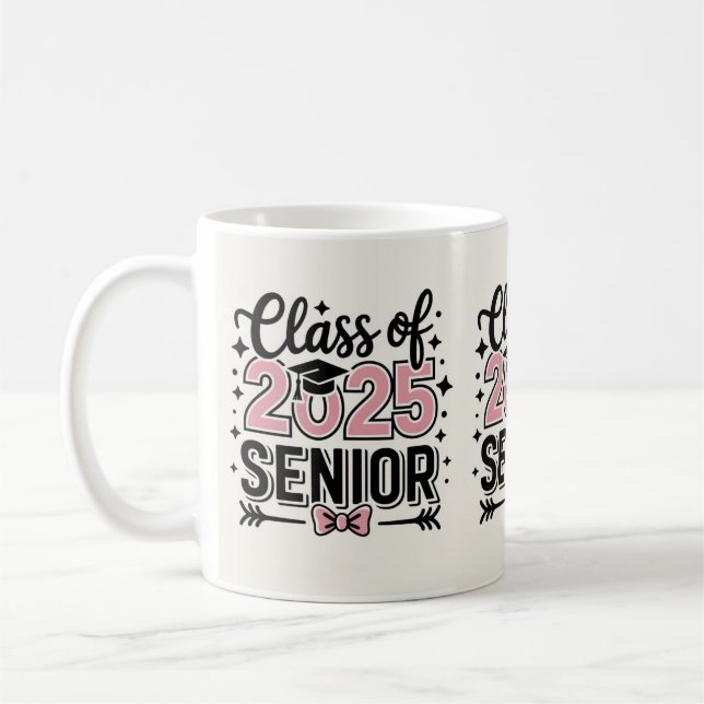 Personalized Graduation Mug – Class of 2025  (Left)
