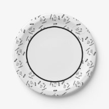 Personalized Graduation Paper Plate