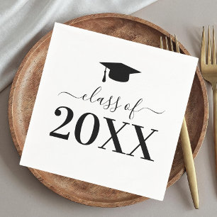 Personalized Graduation Party Class of 2025 Grad Napkin