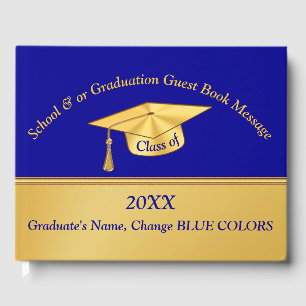 Personalized Graduation Party Guest Book