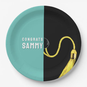 Personalized Graduation Party Paper Plates