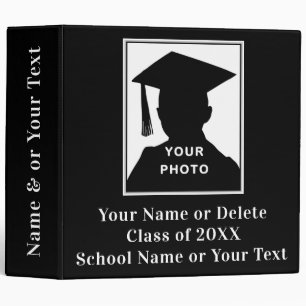 Personalized Graduation Photo Albums, ANY COLORS Binder