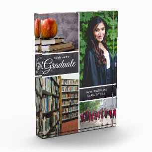 Personalized Graduation Photo collage Class of Block