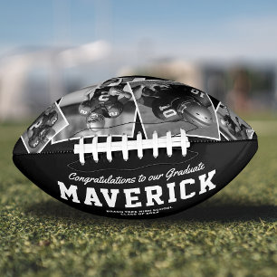 Personalized Graduation Photo Football