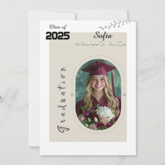 Personalized Graduation Photo Invitation