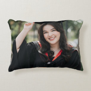 Personalized Graduation Photo Keepsake Memory Gift Accent Pillow