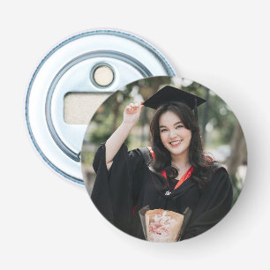 Personalized Graduation Photo Keepsake Memory Gift Bottle Opener