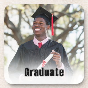Personalized Graduation Photo Keepsake Memory Gift Coaster