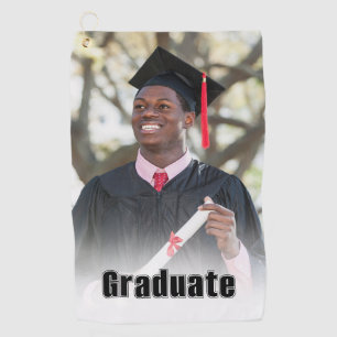 Personalized Graduation Photo Keepsake Memory Gift Golf Towel